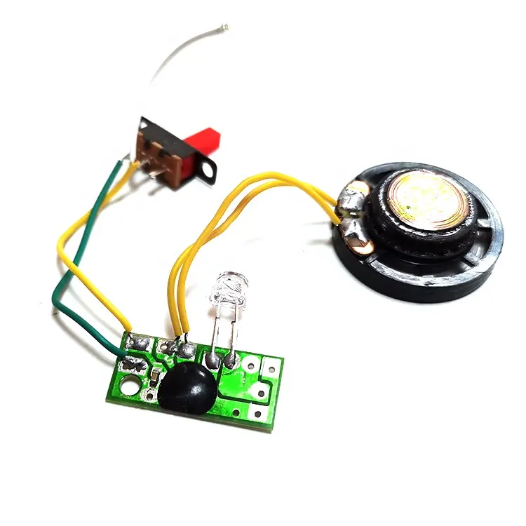 Yüksek hızlı tren müzik CRH ses efekti elektronik entegre devre cips kurulu LED oyuncak PCB PCBA yapılandırma hoparlör bileşenleri