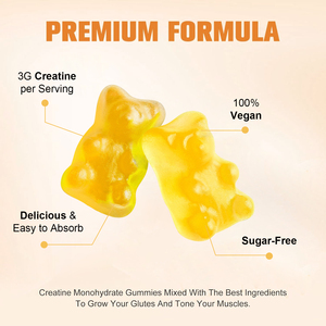 OEM/ODM <b>Creatine</b> Muscle Growth Gummies Sport Gym Supplement for Women & Men Muscle Improve <b>Monohydrate</b> Dosage Gummy Candy - Product Image 4