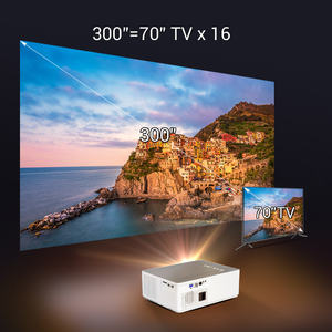 BYINTEK-proyector Multimedia inteligente K20 para cine en casa, dispositivo de proyección de vídeo para teléfono móvil (40USD Extra para Android), 16 años de fábrica - Product Image 5