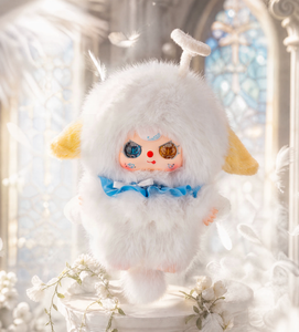 Figurine de collection Baby Three <span class=keywords><strong>Angel</strong></span> <span class=keywords><strong>Demon</strong></span> 400% Limited Furry Plush Blind Box Toy, Ornement de bureau, Vente en gros - Product Image 4