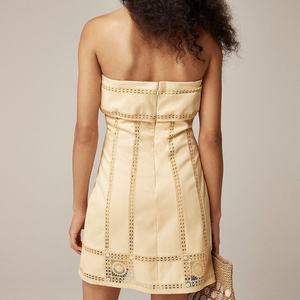 Vestido de Noche Midi Bodycon sin Tirantes con Forro para Fiesta de Verano para Mujer - Product Image 3