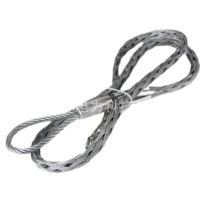 Fundas de Cable de Tracción de Fibra Óptica de Cabeza Simple y Doble, Cable de Aluminio Trenzado con Núcleo de Acero, Tracción Lateral Giratoria 70-1250 - Product Image 2