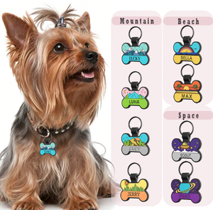 Etiqueta de Silicona de Lujo para Mascotas, Silenciosa para Grabar, Dijes para Collares de Perro, Venta al por Mayor - Product Image 1