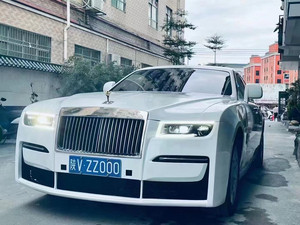 Kit de Carrocería ZNDR para Rolls-Royce Ghost, Modelos Antiguos, Estilo Actualizado, Parachoques Delantero/Trasero, Alerón, Faros Delanteros Autoadhesivos - Product Image 3