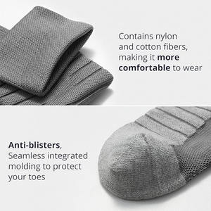 उच्च लोचदार प्रीमियम क्रू मोजे कूलर खेल चल रहे मोजे - Product Image 3