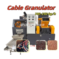 Mini Granulateur Fil Cuivre 100-200kg/h Mayslynn Granulateur Cable Recyclage Cables Usages Separation Cuivre