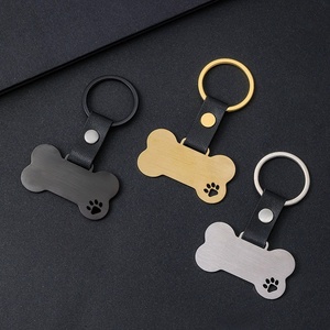 DIY Laser Blank Metal <b>Key</b> Chain <b>Square</b> Shape Brushed Stainless Steel Keychain for UV Printing - Product Image 6