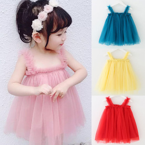 Verano niños diseño Normal Rosa flor patrón sin mangas Vintage Hada bebé niña vestido Floral - Product Image 6
