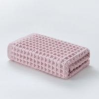 350GSM 100% Cotton 14*30inch Waffle Weave Face Towel Customized Print White Tea Towel Blank Kitchen Towels