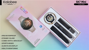 นาฬิกาสมาร์ทวอทช์ขนาดเล็ก 43 มม. แบตเตอรี่ใช้งานได้นาน 14 วัน พร้อม GPS, รองรับแอปฟิตเนส AI, ตรวจวัดอัตราการเต้นของหัวใจและสุขภาพการนอนหลับ ติดตามกิจกรรมต่างๆ - Product Image 2
