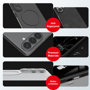 Étui magnétique mat pour Samsung Galaxy S26 - Compatible <span class=keywords><strong>avec</strong></span> tous les supports magnétiques de voiture et chargeurs sans fil, <span class=keywords><strong>coque</strong></span> de protection en PP - Product Image 5