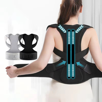 LADYGLOW Correcteur de soutien de la colonne vertébrale De Postura Lisseur de dos complet Correcteur de posture d'épaule Brace Correcteur de posture pour le dos
