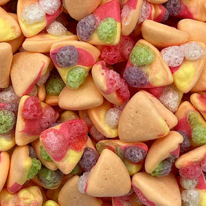Halal Colores naturales Vida útil más larga Liofilizado Gummy Candy <span class=keywords><strong>Pizza</strong></span> Dulces liofilizados - Product Image 1