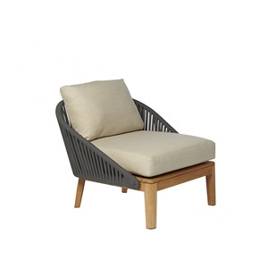 Divano <span class=keywords><strong>da</strong></span> Esterno in Teak e Rattan per <span class=keywords><strong>Giardino</strong></span>, Caffè all'Aperto, Villa, Sala Espositiva, Design Nordico, Combinazione di Divani <span class=keywords><strong>Mobili</strong></span> - Product Image 6
