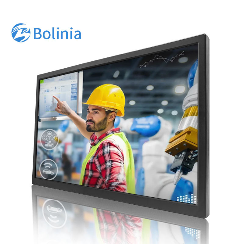 New 21.5" Wide Screen Full HD LCD LED Monitor with Wall Mount/ Desktop Stand Industrial Grade for Business Use