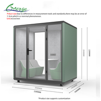 Cabine de repos acoustique moderne, bureau privé, cabine modulaire silencieuse pour le travail, l'hôtel, l'aéroport, la salle d'attente