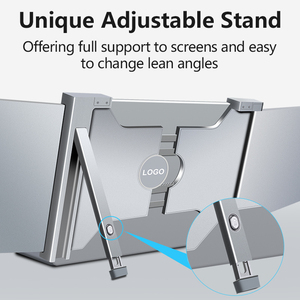 Moniteur d'ordinateur portable Triscreen Triple Portable triple écran étendu <span class=keywords><strong>deux</strong></span> supplémentaires Dual Tri Extension USB C Monitor - Product Image 5