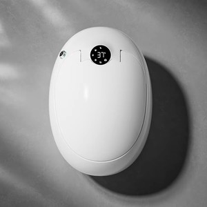 Intelligent Round Smart <strong>Toilet</strong> <strong>S</strong>-<strong>Trap</strong> Auto-Sensor WC Drainage with Remote Control and Dual-Flush - Product Image 3