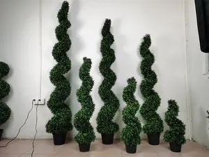 Popolare di disegno del commercio all'ingrosso piante artificiali bonsai alberi di cedro tunisia