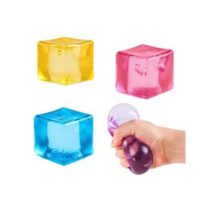 Jouet à presser en forme de cube de maltose, blocs de flocons de neige en plastique souple à rebond lent, anti-stress, cadeau de fête - Product Image 1