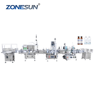ZONESUN Tự Động Màu Nước Tinh Dầu Eye Drop Lỏng Vial Chai Thủy Tinh Nhỏ Điền <span class=keywords><strong>Capping</strong></span> Và Ghi Nhãn Dòng Máy - Product Image 1