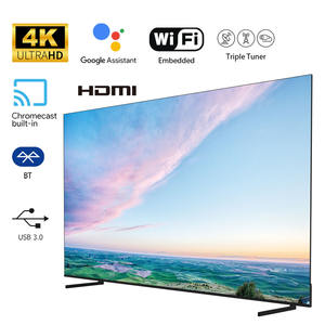 Nouveau Smart <span class=keywords><strong>TV</strong></span> QLED LED Televiseur 55 65 75 85 100 <span class=keywords><strong>pouces</strong></span> écran Fire <span class=keywords><strong>Tv</strong></span> Stick 4K UHD Télévision avec Android google Wifi Smart <span class=keywords><strong>Tv</strong></span> - Product Image 4