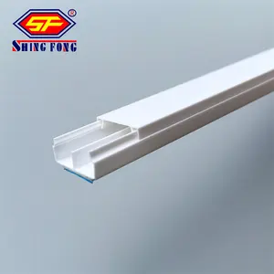 20x10mm PVC Compartment Cable Duct PVC Trunking With Partition