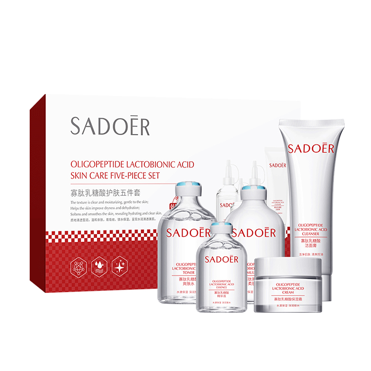 Sadoer OEM ODM ручная пресс-форма для BIOAQUA питательные увлажняющие производители moisturezing Oligopeptide лактозы кислота набор по уходу за кожей