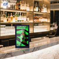 Pantalla Digital Portátil de 13.3 Pulgadas con Batería para Señalización Digital en Restaurantes, Metros, Orientación y Educación