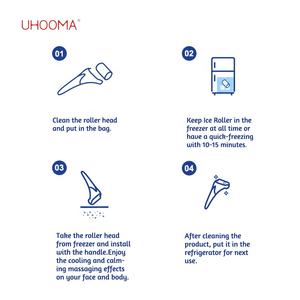 Outils de beauté 2022 pour le corps et le visage, rouleau professionnel pour la peau, la crème glacée pour le visage, qualité supérieure, rouleau de crème glacée froide - Product Image 5