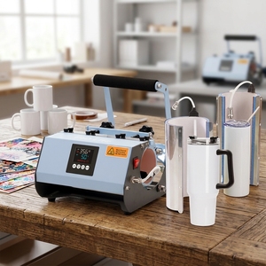 Máquina de Prensa de Calor para Sublimación de Vasos 2 en 1 PYD Life, para Vasos de 30oz y 40oz, Prensa de Transferencia para Tazas y Vasos Personalizados - Product Image 1
