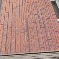Panneaux muraux sandwich isolés, isolation thermique, insonorisation, texture pierre longue bande, pour panneaux de façade de maison