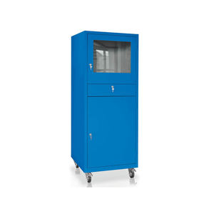 Tecnotelai 600x600x1655mm armario de ordenador azul con ruedas - Product Image 1