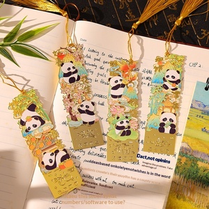 Marcapáginas de Panda Adorable, Recuerdos Creativos para Fiestas, Regalos para Niños, Etiquetas de Lectura para Estudiantes, Sujetadores de Páginas de Libros - Product Image 1
