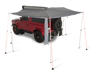 Auvent latéral de voiture portable à 270 degrés avec chambre annexe monocouche 2m zone famille <span class=keywords><strong>Camping</strong></span> voyage été extérieur tissu Polyester - Product Image 2