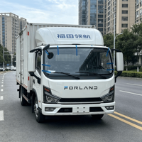 Fourgonnette utilitaire légère entièrement électrique Forland Linghang G6, cabine simple, batterie AiyiKe 141,32 kWh, camion de distribution