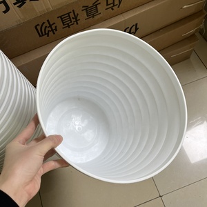 식물 용 플라스틱 냄비 흰색 검은 냄비 - Product Image 4