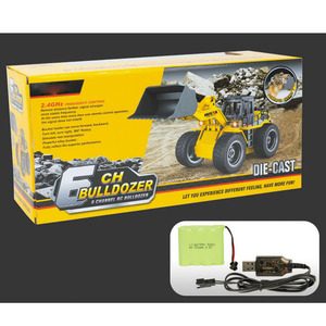 Máy Ủi Đất Di Động Rc 1:18 2.4G 6 Kênh Với Pin Lithium Có Thể Sạc Lại - Product Image 3