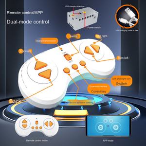 Bloques de Construcción Cuadrados Naranja de Venta Directa de Fábrica, Juguete Educativo Creativo, Robot de Control Remoto para Teléfono Móvil, Hecho de Plástico ABS - Product Image 4