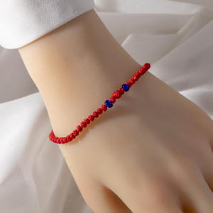 Bracelet de prière orthodoxe 61 nœuds en corde cirée, fait main, russe, réglable, pour hommes et femmes, rouge, style occidental – Meilleure vente - Product Image 4