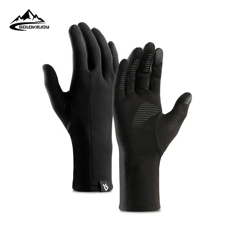 GOLOVEJOY DB66 Hot Selling Winter Warm Waterproof Windproof Non-Slip Screen Touch Outdoor Black Unisex Motorcycle Riding Gloves