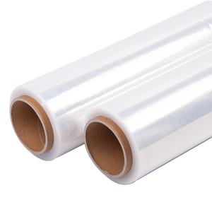 Rollo de Película de Embalaje de Poliuretano Transparente de Grado Comercial 100% LLDPE, Película Estirable para Embalaje de Productos - Product Image 1