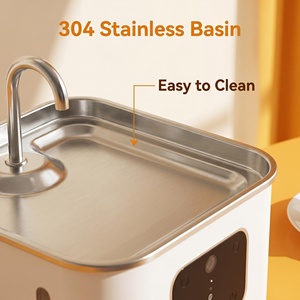 Distributeur d'eau intelligent pour animaux de compagnie, antimicrobien, silencieux, sans fil, batterie, grande capacité 4l, <span class=keywords><strong>fontaine</strong></span> <span class=keywords><strong>à</strong></span> boire pour chat, en acier inoxydable - Product Image 4