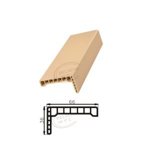 Hoàng Sơn belson WPC khung cửa architrave cửa jamb vỏ WPC có thể điều chỉnh khung cửa - Product Image 3