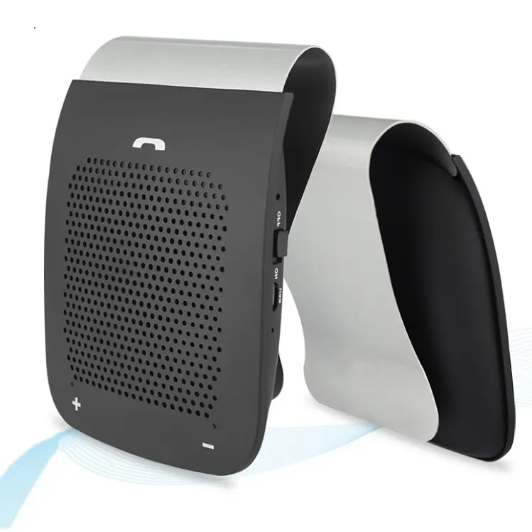 Mode Ontwerp Draagbare Draadloze Luidsprekerclip 2 In 1 Auto Vizier Slimme Luidspreker Audio Hd Call Draadloze Bluetooth Speaker