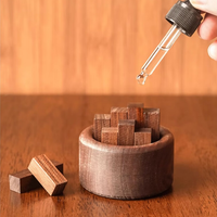 2024 désodorisant personnalisé de luxe huile essentielle feu de bois diffuseur de parfum parfum de forêt avec désodorisant de voiture gratuit coffrets cadeaux