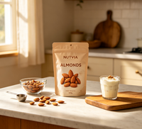 Sachet refermable pour fruits secs, pochette à fermeture éclair de qualité alimentaire pour emballage de snacks, noix et fruits secs