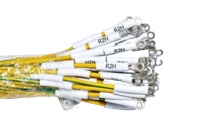 Câble de raccordement à borne annulaire isolé en PVC avec cosses à goujon pour connexion de batterie automobile
