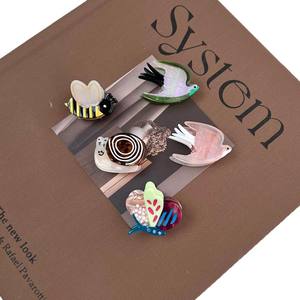 HONEY Adorable Ocean Series Acétate Pinces À Cheveux Tortue Clips Latéraux <span class=keywords><strong>Crabe</strong></span> Petites Poignées <span class=keywords><strong>De</strong></span> Cheveux Poisson Avaler Sweet Bang Clips - Product Image 5