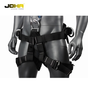 Sabuk <span class=keywords><strong>Harness</strong></span> keselamatan seluruh badan 7 titik kustom dengan d-ring baja tahan karat dan kapasitas 150kg untuk pemadam kebakaran dan pendakian - Product Image 4